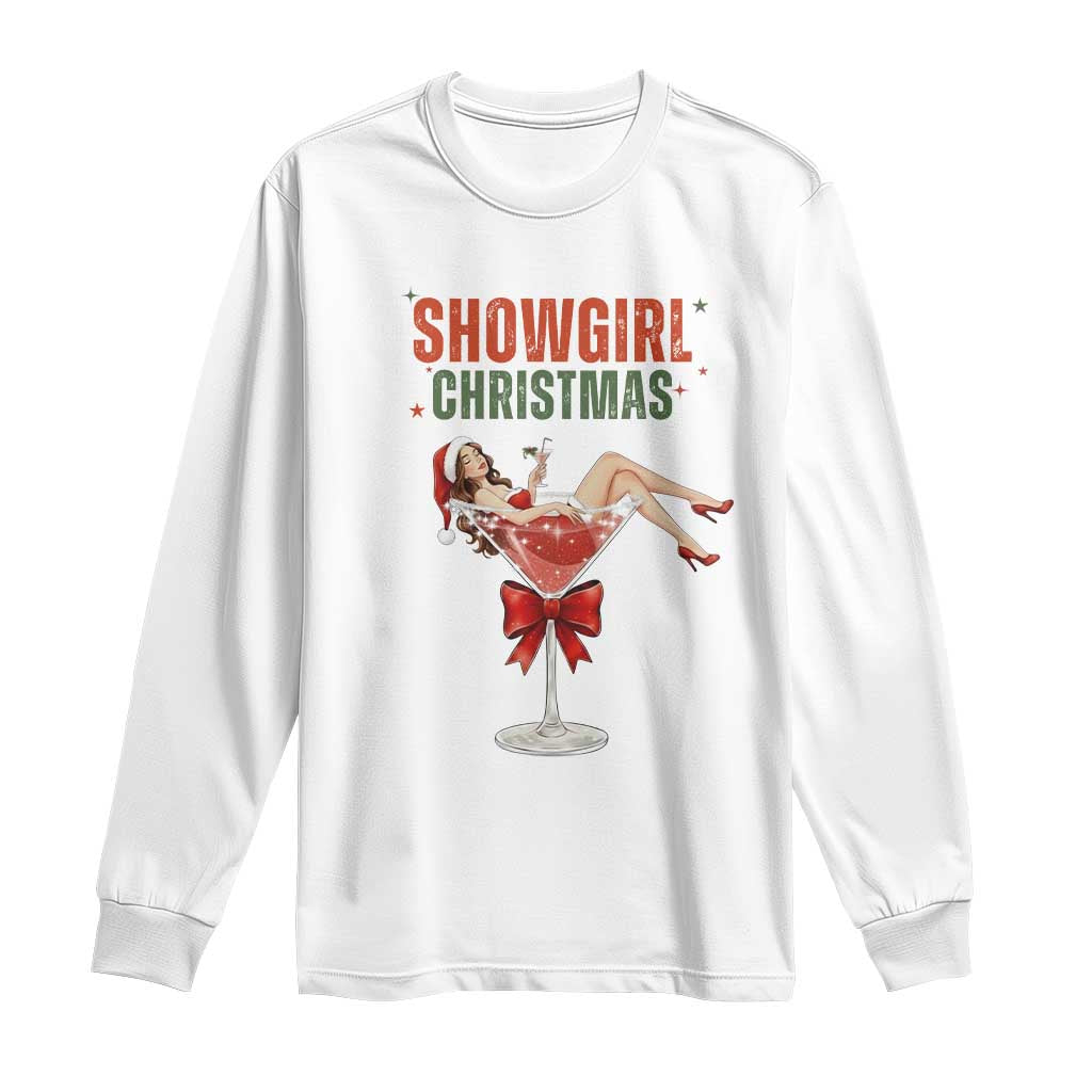 Santa Girls Christmas Long Sleeve Shirt - Wonder Print Shop