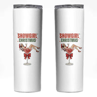 Santa Girls Christmas Skinny Tumbler - Wonder Print Shop