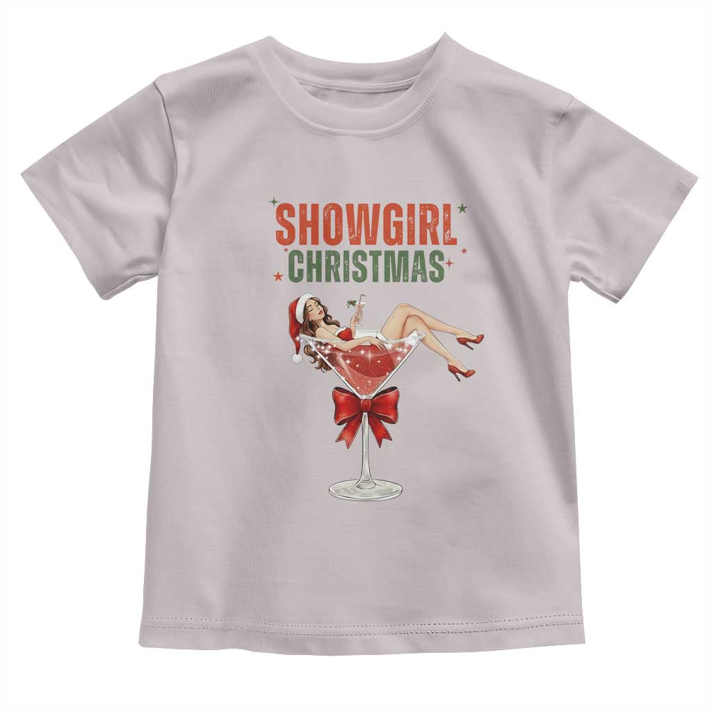 Santa Girls Christmas Toddler T Shirt - Wonder Print Shop