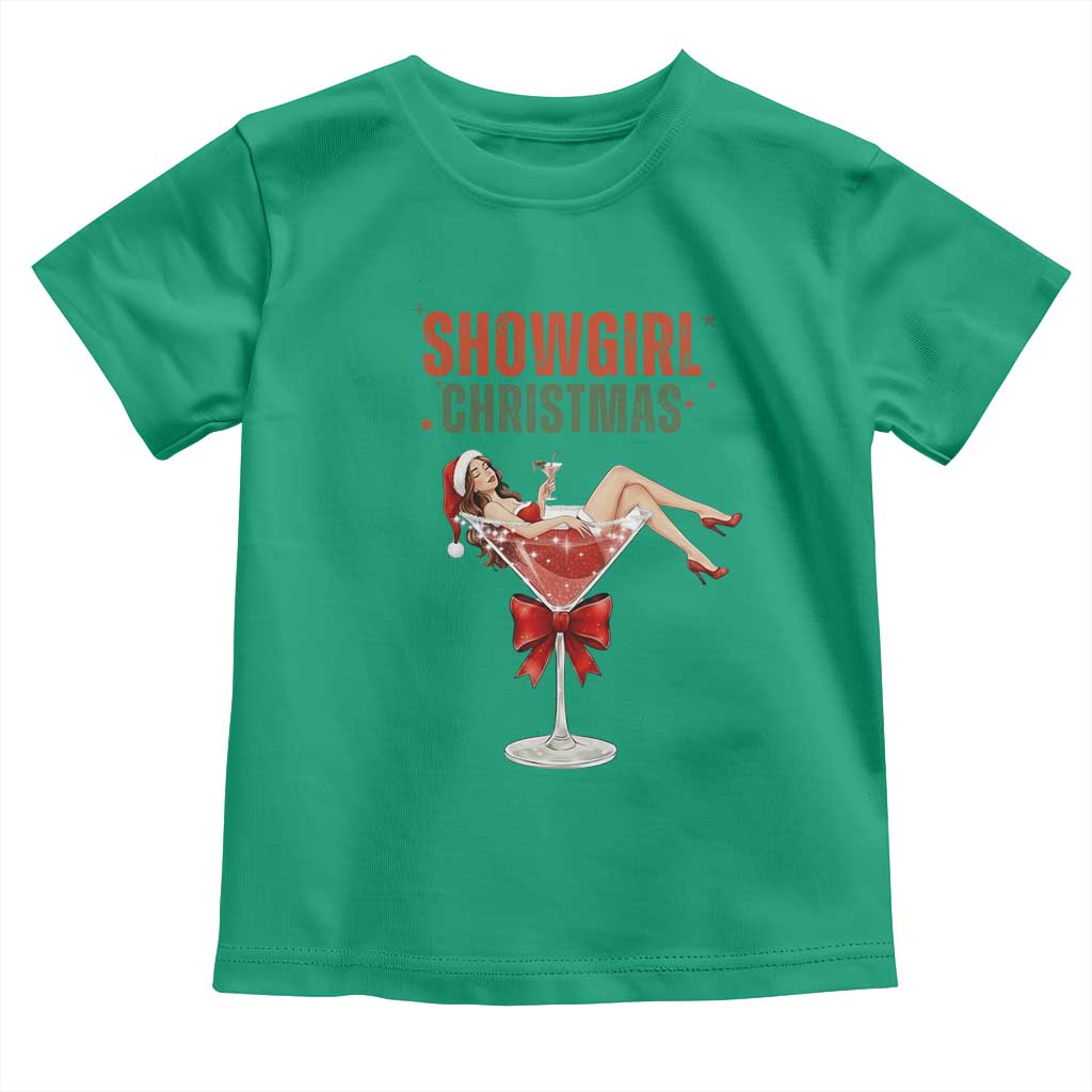 Santa Girls Christmas Toddler T Shirt - Wonder Print Shop
