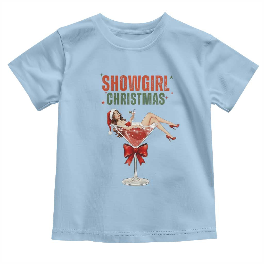 Santa Girls Christmas Toddler T Shirt - Wonder Print Shop