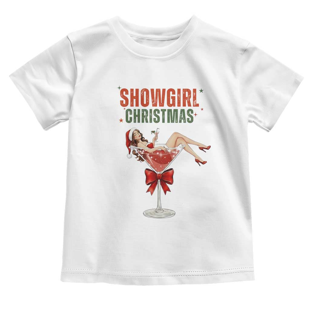 Santa Girls Christmas Toddler T Shirt - Wonder Print Shop
