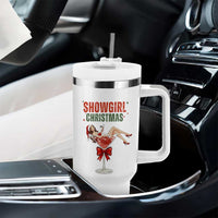 Santa Girls Christmas Tumbler With Handle - Wonder Print Shop