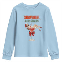 Santa Girls Christmas Youth Sweatshirt - Wonder Print Shop