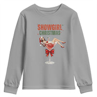 Santa Girls Christmas Youth Sweatshirt - Wonder Print Shop