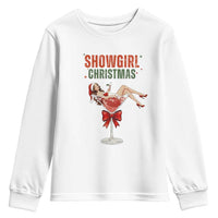 Santa Girls Christmas Youth Sweatshirt - Wonder Print Shop
