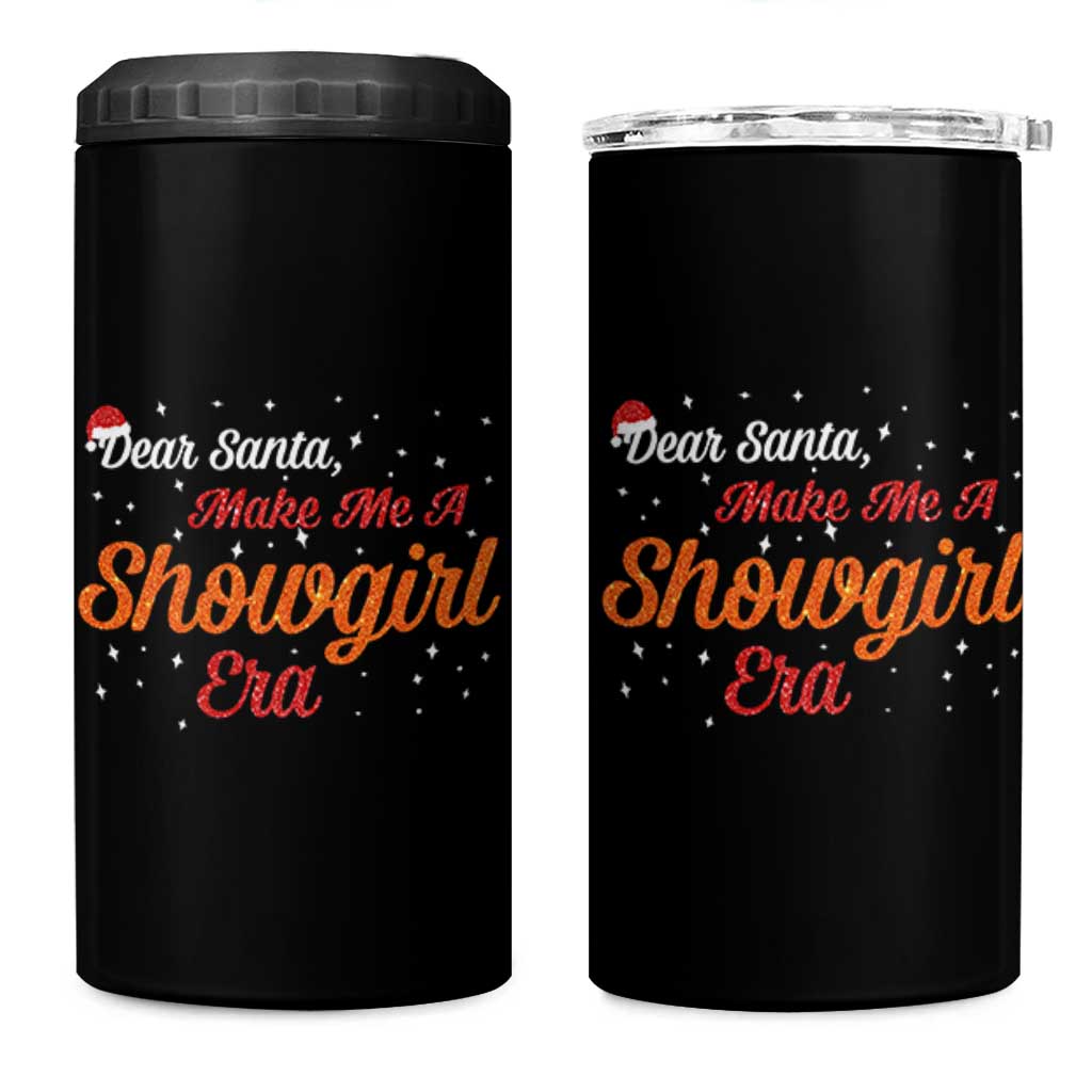Santa Girls Christmas 4 in 1 Can Cooler Tumbler Funny Trendy Quote - Wonder Print Shop