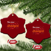 Santa Girls Christmas Ceramic Ornament Funny Trendy Quote - Wonder Print Shop