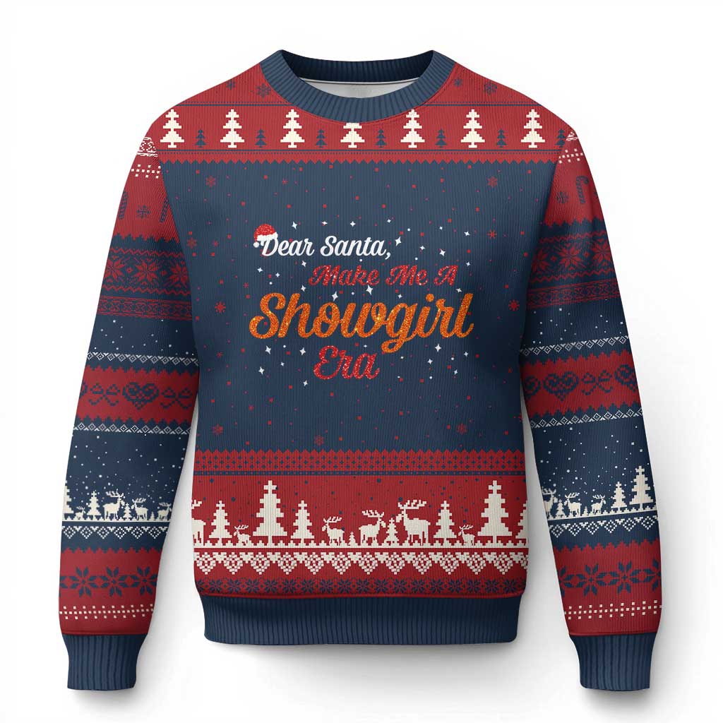 Santa Girls Xmas Ugly Christmas Sweater Funny Trendy Quote - Wonder Print Shop