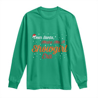 Santa Girls Christmas Long Sleeve Shirt Funny Trendy Quote - Wonder Print Shop