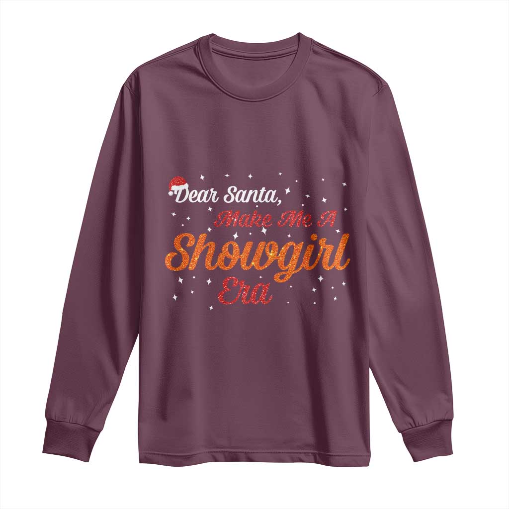 Santa Girls Christmas Long Sleeve Shirt Funny Trendy Quote - Wonder Print Shop