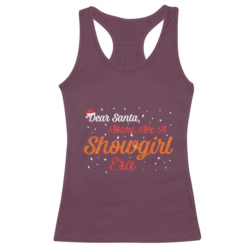 Santa Girls Christmas Racerback Tank Top Funny Trendy Quote - Wonder Print Shop