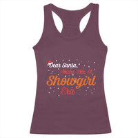 Santa Girls Christmas Racerback Tank Top Funny Trendy Quote - Wonder Print Shop