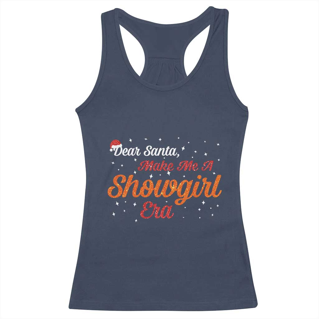 Santa Girls Christmas Racerback Tank Top Funny Trendy Quote - Wonder Print Shop
