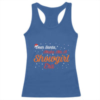 Santa Girls Christmas Racerback Tank Top Funny Trendy Quote - Wonder Print Shop