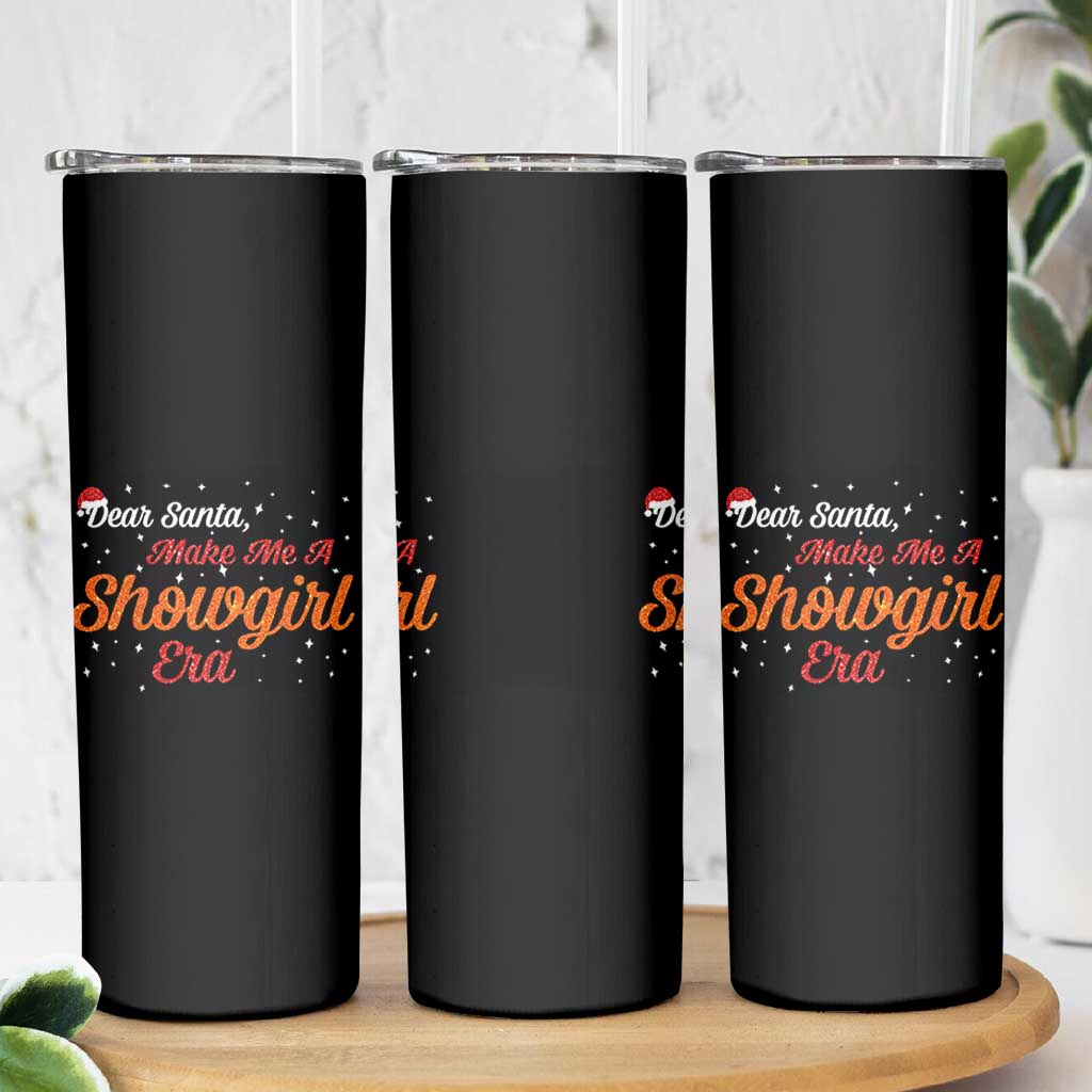 Santa Girls Christmas Skinny Tumbler Funny Trendy Quote - Wonder Print Shop