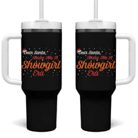Santa Girls Christmas Tumbler With Handle Funny Trendy Quote - Wonder Print Shop