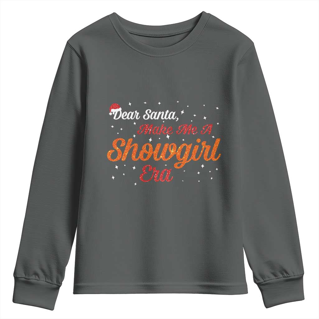 Santa Girls Christmas Youth Sweatshirt Funny Trendy Quote - Wonder Print Shop