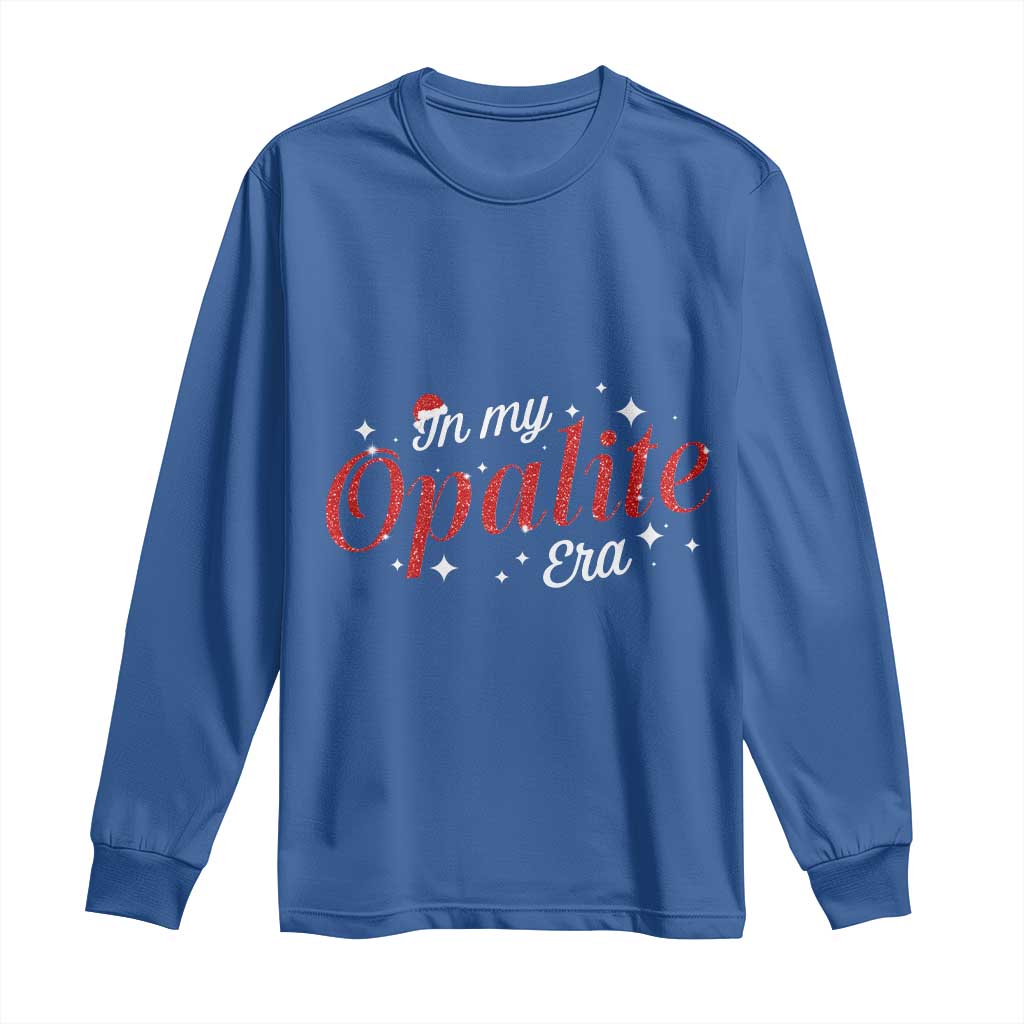 Santa Opalite Christmas Long Sleeve Shirt - Wonder Print Shop