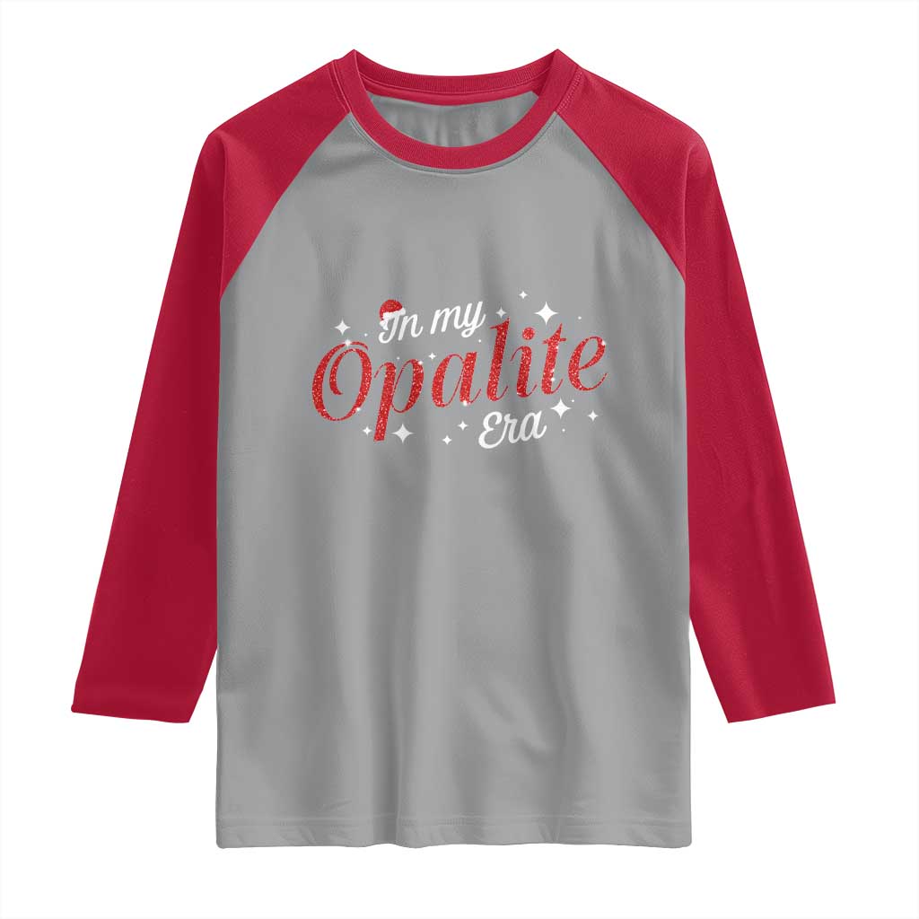 Santa Opalite Christmas Raglan Shirt - Wonder Print Shop