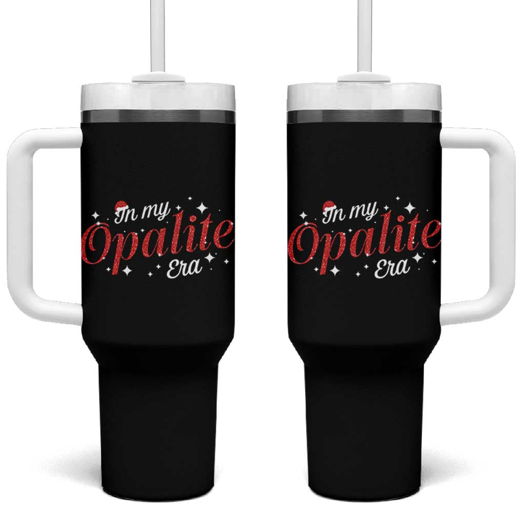 Santa Opalite Christmas Tumbler With Handle - Wonder Print Shop