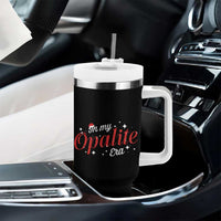 Santa Opalite Christmas Tumbler With Handle - Wonder Print Shop
