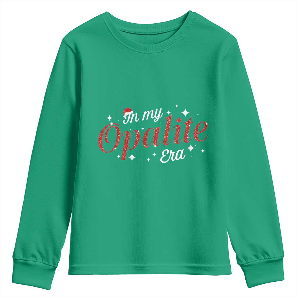 Santa Opalite Christmas Youth Sweatshirt - Wonder Print Shop