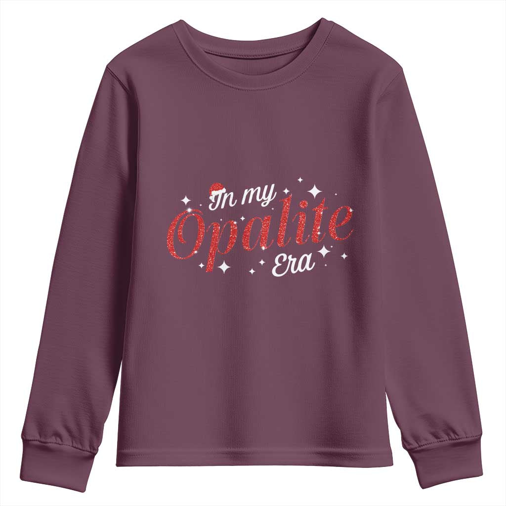 Santa Opalite Christmas Youth Sweatshirt - Wonder Print Shop