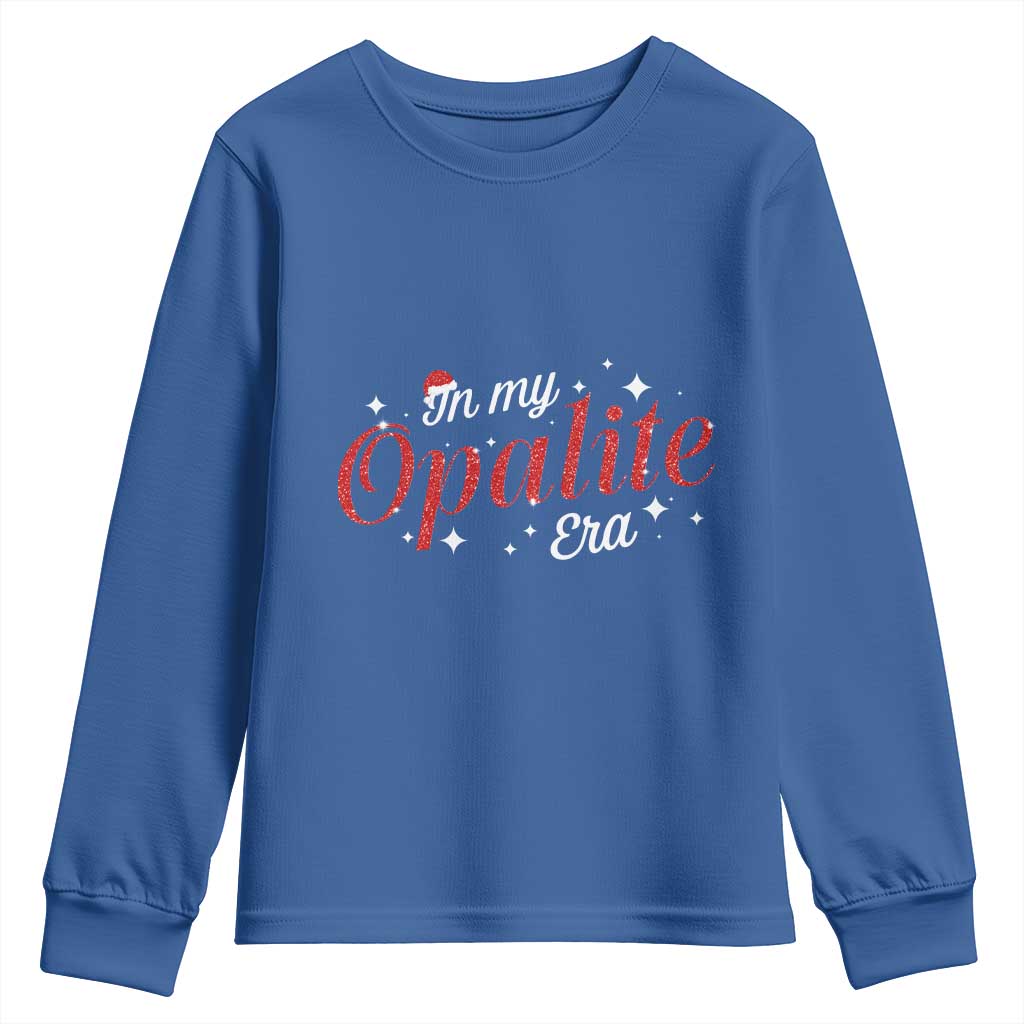 Santa Opalite Christmas Youth Sweatshirt - Wonder Print Shop