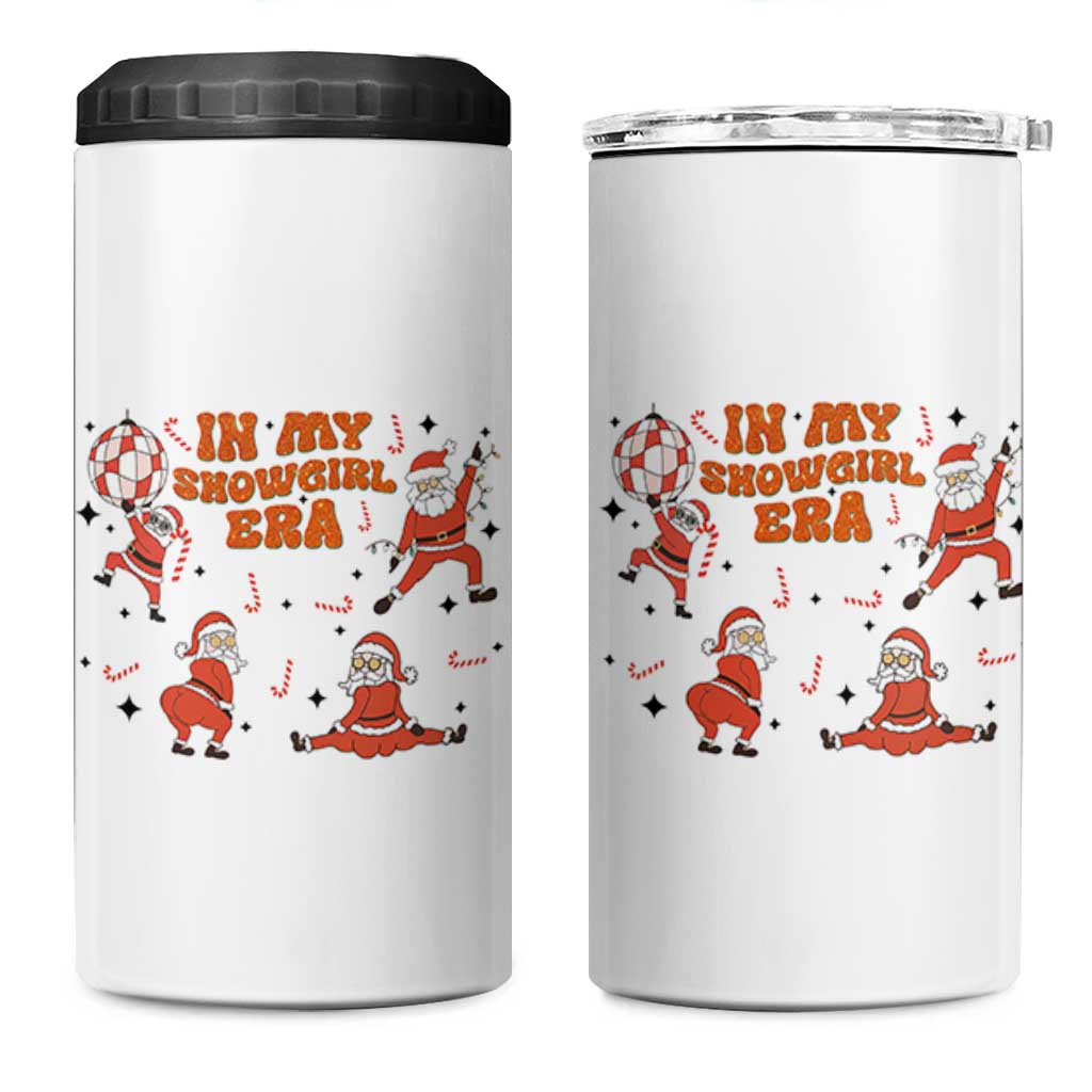 Funny Santa Girl Christmas 4 in 1 Can Cooler Tumbler - Wonder Print Shop