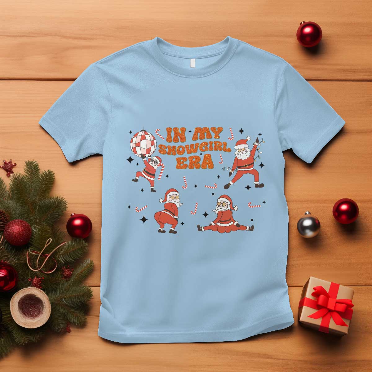 Funny Santa Girl Christmas T Shirt - Wonder Print Shop