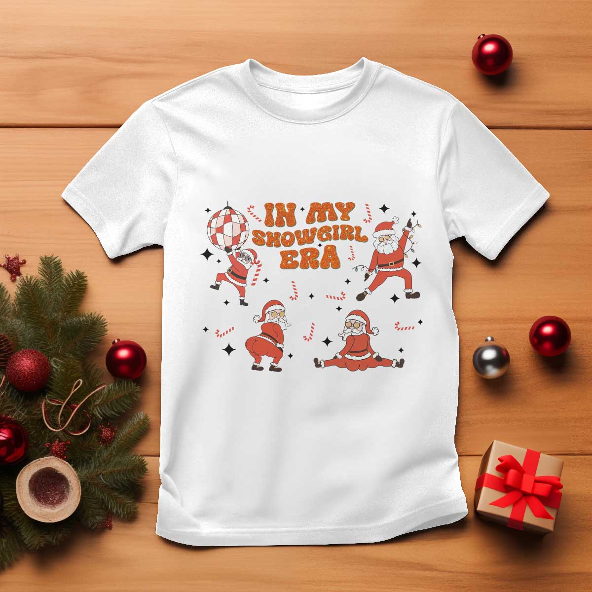 Funny Santa Girl Christmas T Shirt - Wonder Print Shop