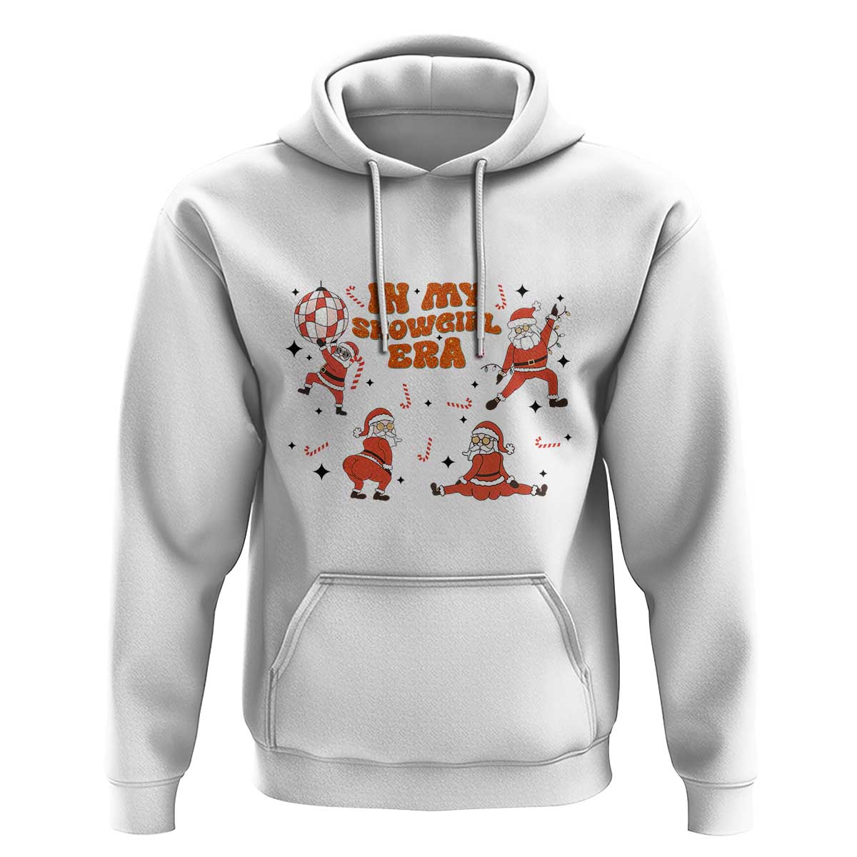 Funny Santa Girl Christmas Hoodie - Wonder Print Shop
