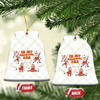Funny Santa Girl Christmas Ceramic Ornament - Wonder Print Shop