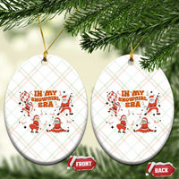 Funny Santa Girl Christmas Ceramic Ornament - Wonder Print Shop