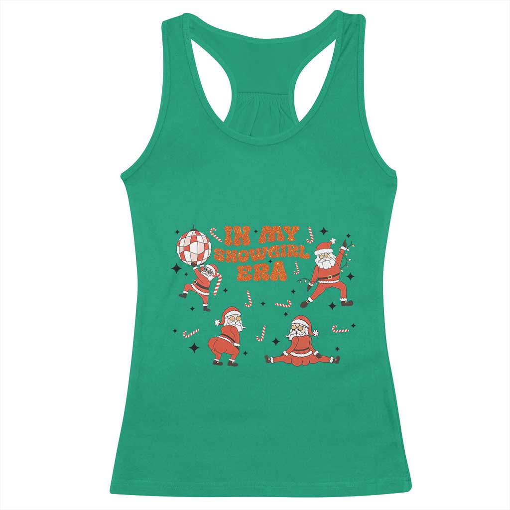 Funny Santa Girl Christmas Racerback Tank Top - Wonder Print Shop