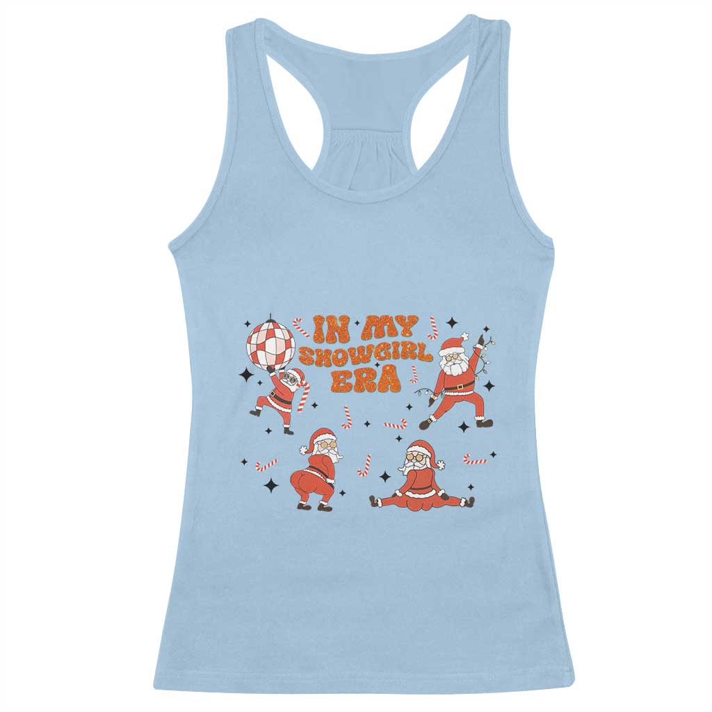 Funny Santa Girl Christmas Racerback Tank Top - Wonder Print Shop