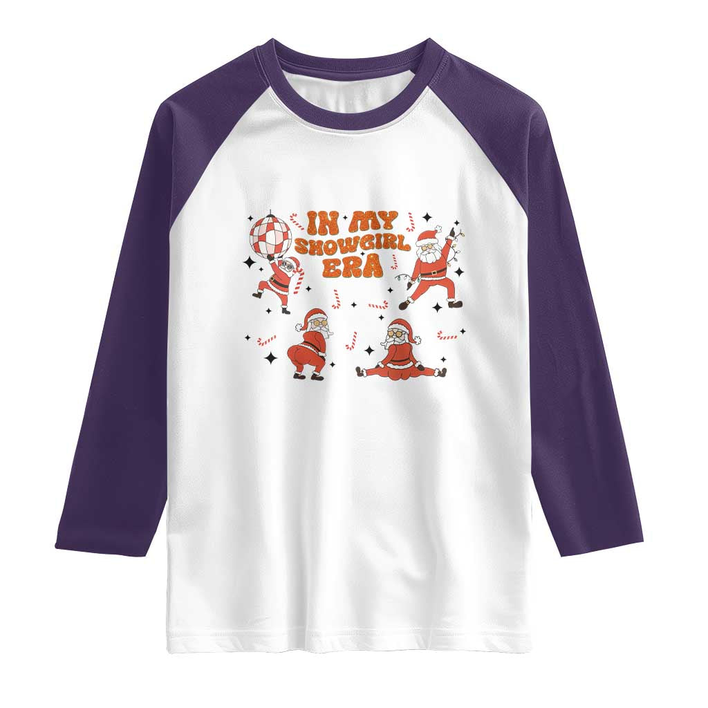 Funny Santa Girl Christmas Raglan Shirt - Wonder Print Shop