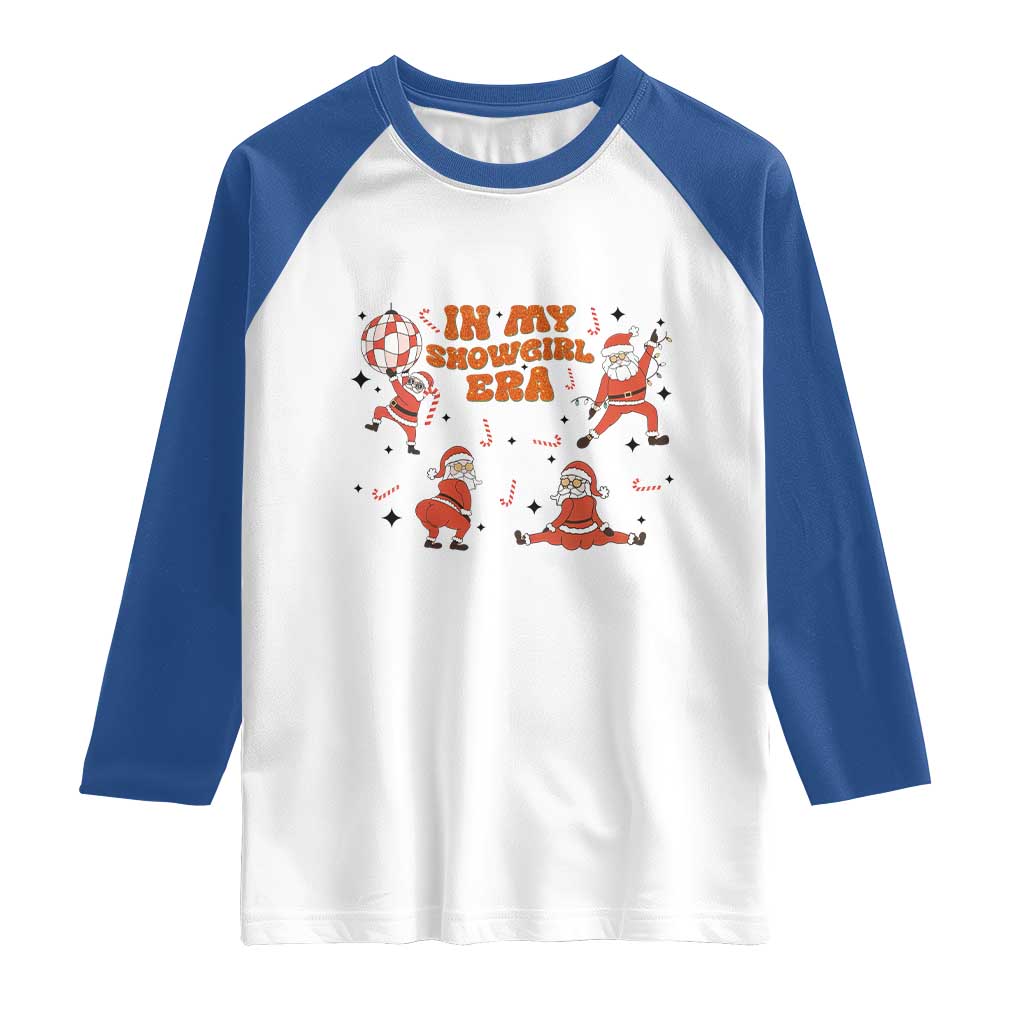 Funny Santa Girl Christmas Raglan Shirt - Wonder Print Shop