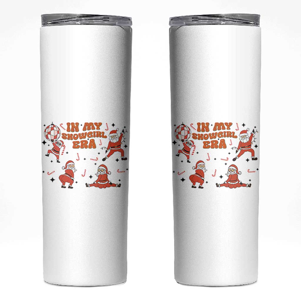 Funny Santa Girl Christmas Skinny Tumbler - Wonder Print Shop