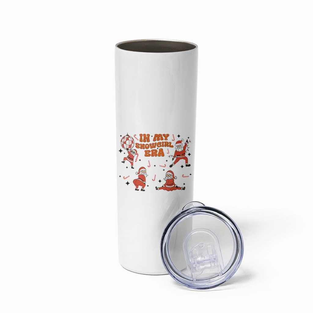 Funny Santa Girl Christmas Skinny Tumbler - Wonder Print Shop