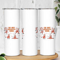 Funny Santa Girl Christmas Skinny Tumbler - Wonder Print Shop