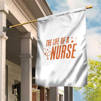 Funny Nurse Christmas Garden Flag The Life Of A Nurse - Wonder Print Shop