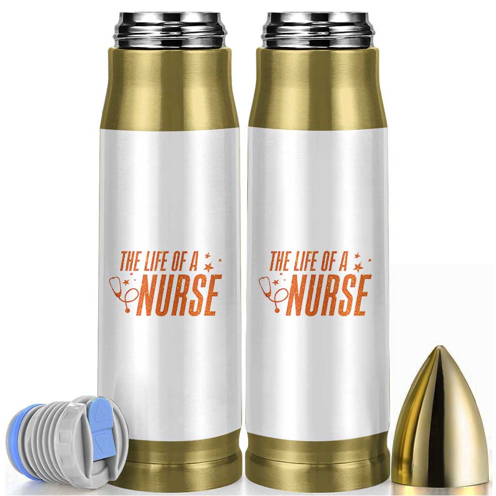 Funny Nurse Christmas Bullet Tumbler The Life Of A Nurse - Wonder Print Shop