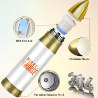 Funny Nurse Christmas Bullet Tumbler The Life Of A Nurse - Wonder Print Shop