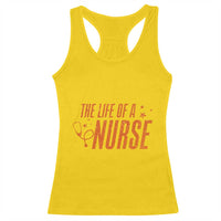 Funny Nurse Christmas Racerback Tank Top The Life Of A Nurse - Wonder Print Shop