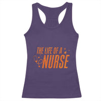 Funny Nurse Christmas Racerback Tank Top The Life Of A Nurse - Wonder Print Shop