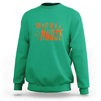 Funny Nurse Christmas Sweatshirt The Life Of A Nurse - Wonder Print Shop