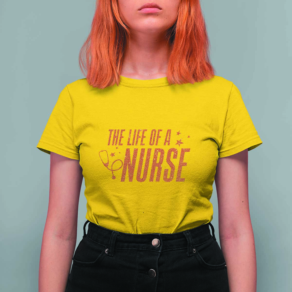 Funny Nurse Christmas T Shirt For Women The Life Of A Nurse - Wonder Print Shop