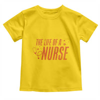 Funny Nurse Christmas Toddler T Shirt The Life Of A Nurse - Wonder Print Shop